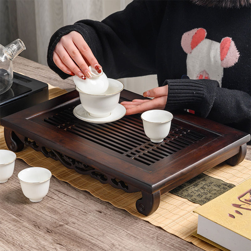 储排两用办公客厅不变形茶盘简约