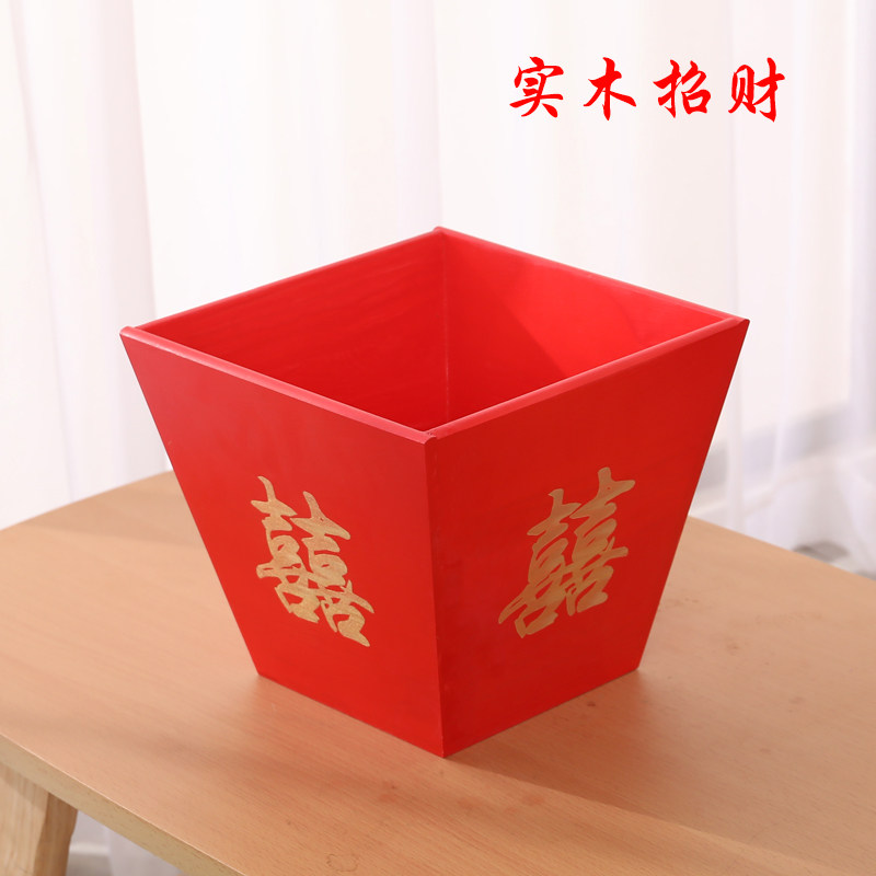 招财仿古斗木升子四方米斗结婚用婚庆米升斗老式红色斗实木摆件|ruв категории Домашний быт, украшения - от Buy2taobao.com для оказания профессиональной услуги покупки агента Taobao
