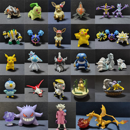 正版tomy精灵宝可梦mc口袋妖怪宠神柱王小星云达克莱伊喷火龙手办