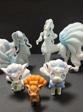 正版精灵宝可梦剑盾宠物小精灵mc阿罗拉冰火六尾九尾手办