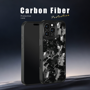 G家新款金属圈苹果IPHONE 16PRO MAX/15PRO MAX/14/13 PRO MAX 磁吸MAGSAFE真碳纤维锻造防摔手机12TPU保护壳