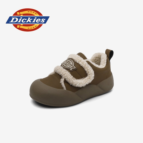 Dickies冬季加绒毛毛鞋