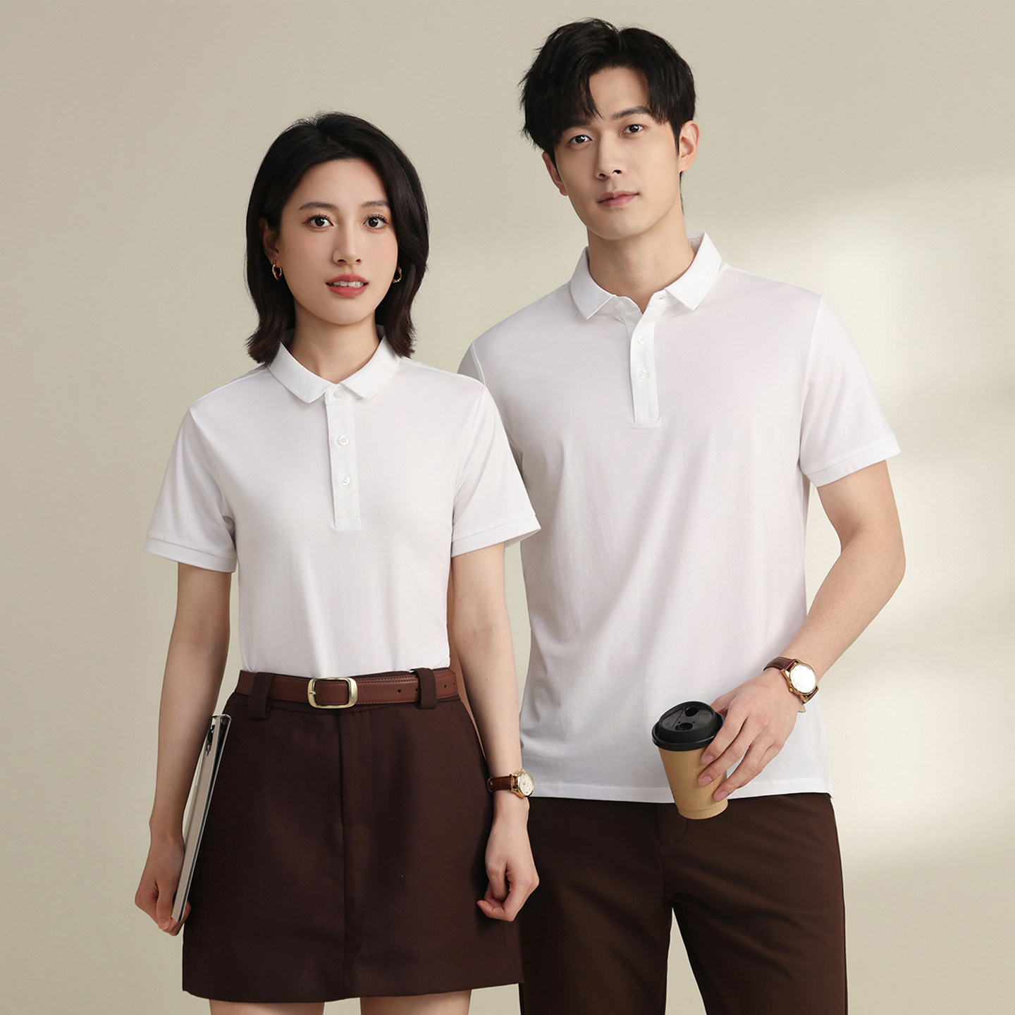 翻领短袖polo衫定制夏季T恤文化衫印logo企业团体工衣工作服刺绣