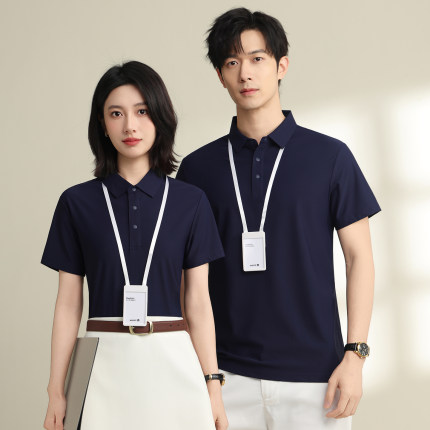 时尚高端POLO衫定制工作服印logo字企业商务团体服文化衫短袖t恤