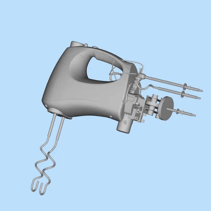 典型结构的打蛋机模型01200516三维图纸（PRT格式）