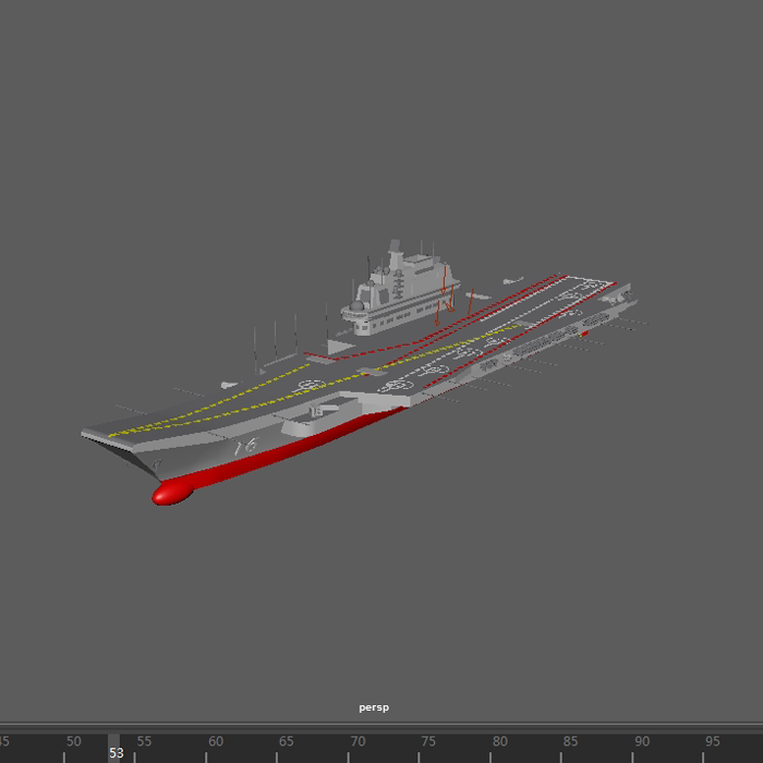 ln号航空母舰01200821三维图纸(mb/obj格式)