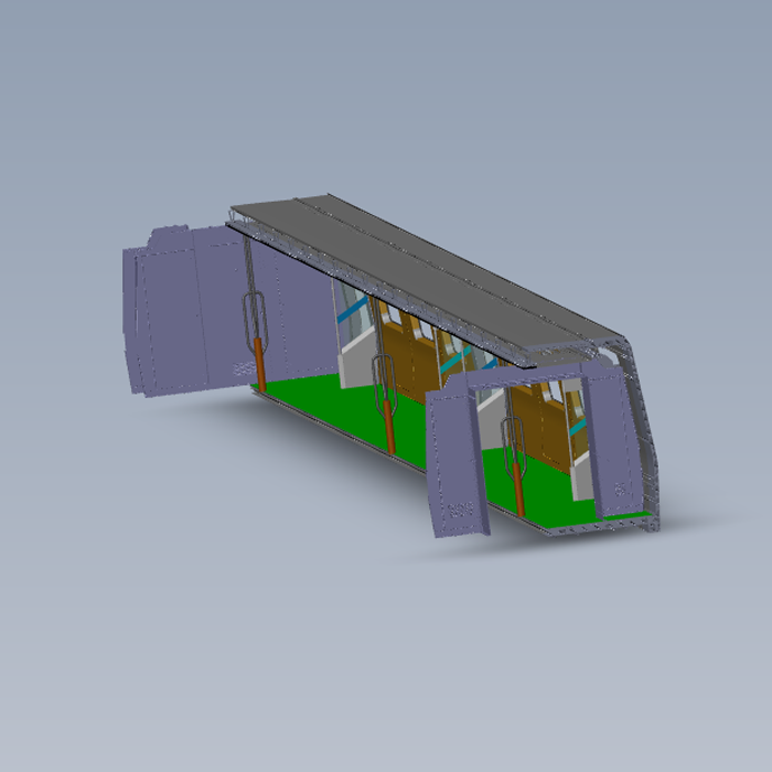 地铁内饰模型01200706三维图纸（SLDASM文件格式）