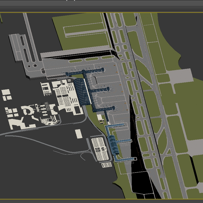 城都机场模型01200708三维图纸(3dmax格式)