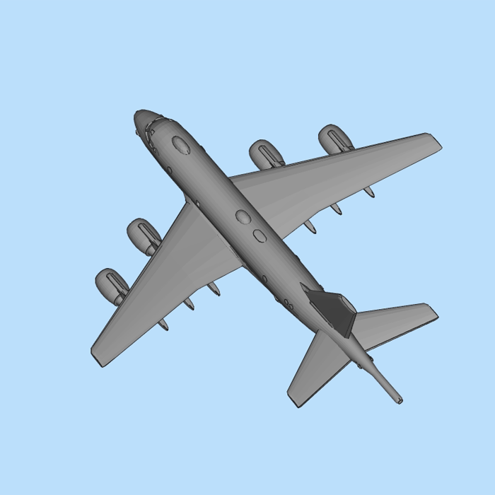 川崎p1反潜巡逻机01200917三维图纸(stl格式)