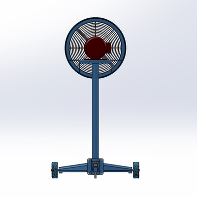 落地式风扇三维模型01200722三维图纸（STEP/SLDPRT文件格式）
