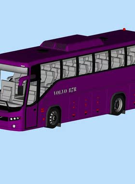 VOLVOB7R客车模型003200427三维图纸（SLDPRT格式)