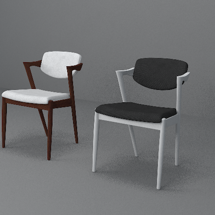 北欧木质椅子01200724三维图纸(3dmax/obj文件格式)