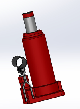 液压千斤顶3D模型01201126三维图纸（STEP/SLDPRT格式）