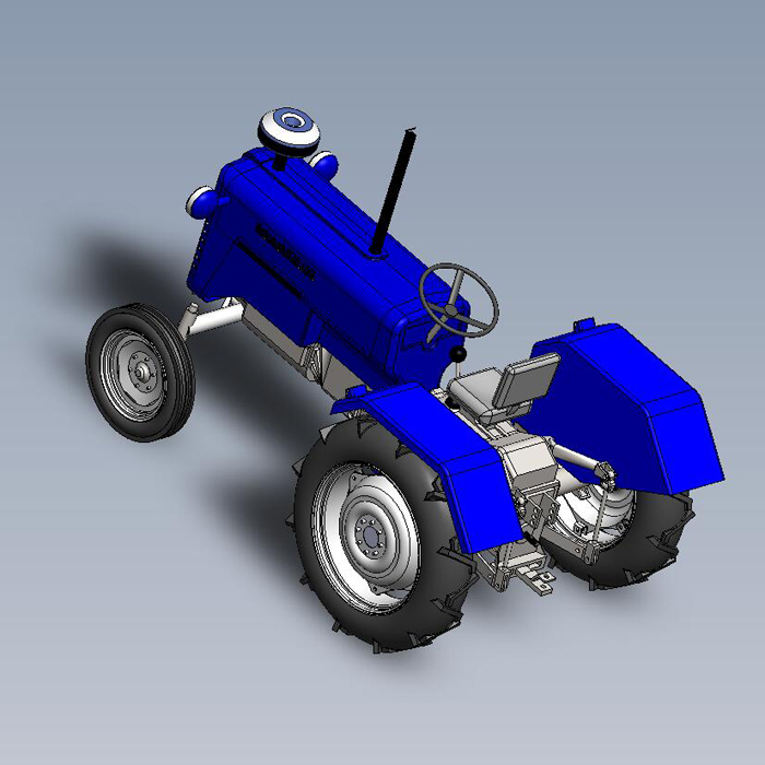白俄罗斯产拖拉机模型01200511三维图纸（SLDASM 文件格式）