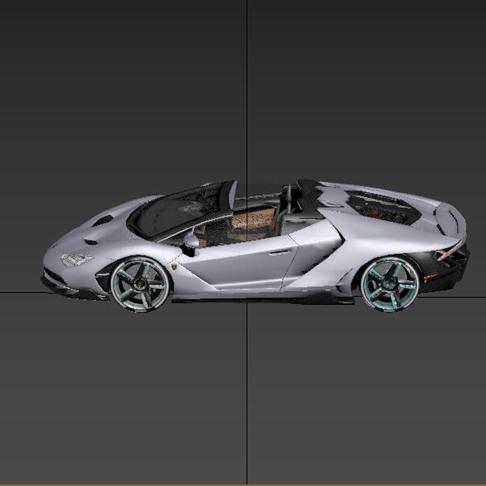Lamborghini Centenario LP770-4敞篷跑车模型图纸（3DMAX格式）