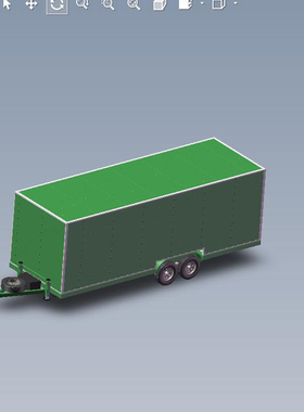 拖车（起重机）设计模型01200529三维图纸（SLDASM文件格式）