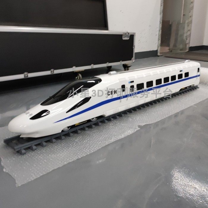 3D打印定制和谐号，复兴号动车，绿皮复古概念火车礼品展会模型