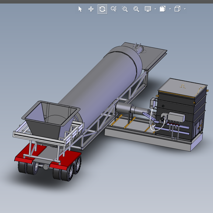 燃油补充车模型01200707三维图纸（STEP文件格式）