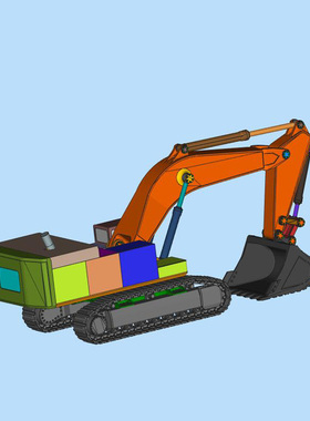 390F LME挖掘机 模型05200525三维图纸（STP格式）
