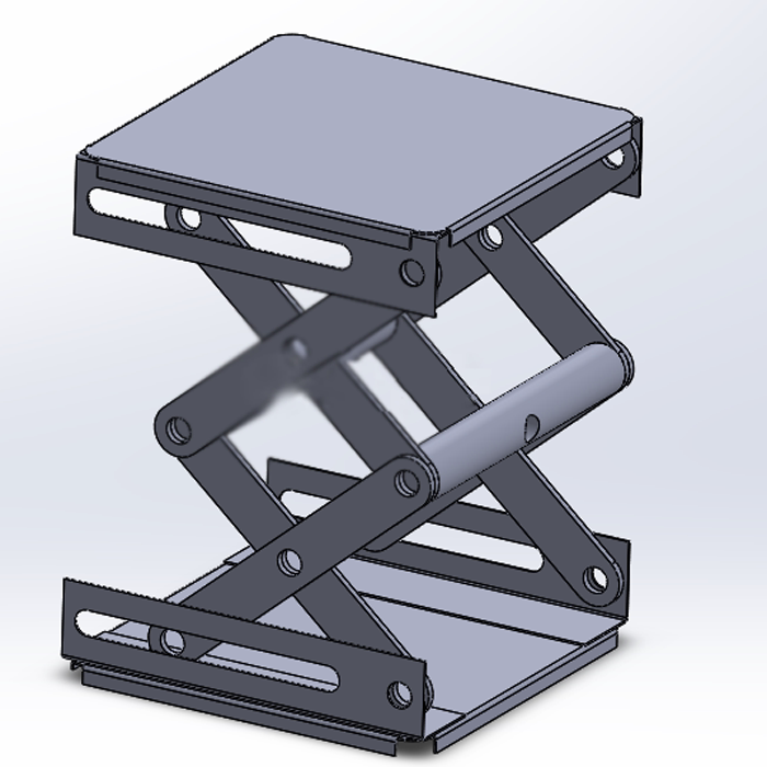 剪叉式升降机三维模型0200512图纸(sldprt 文件)