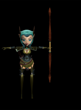 赤壁战士01200619三维图纸（OBJ/3DMAX格式）
