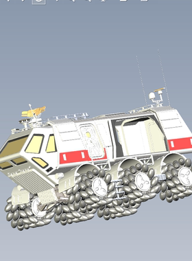 麦克纳姆轮月球探测车模型图01200602（x_t文件格式）