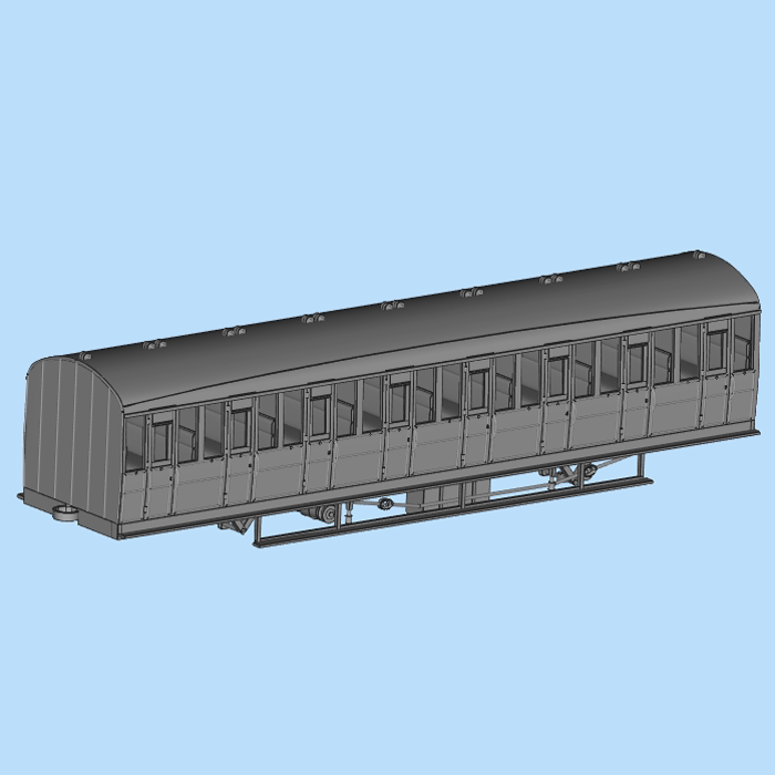 很古老的火车车厢模型01201020三维图纸(stl格式)