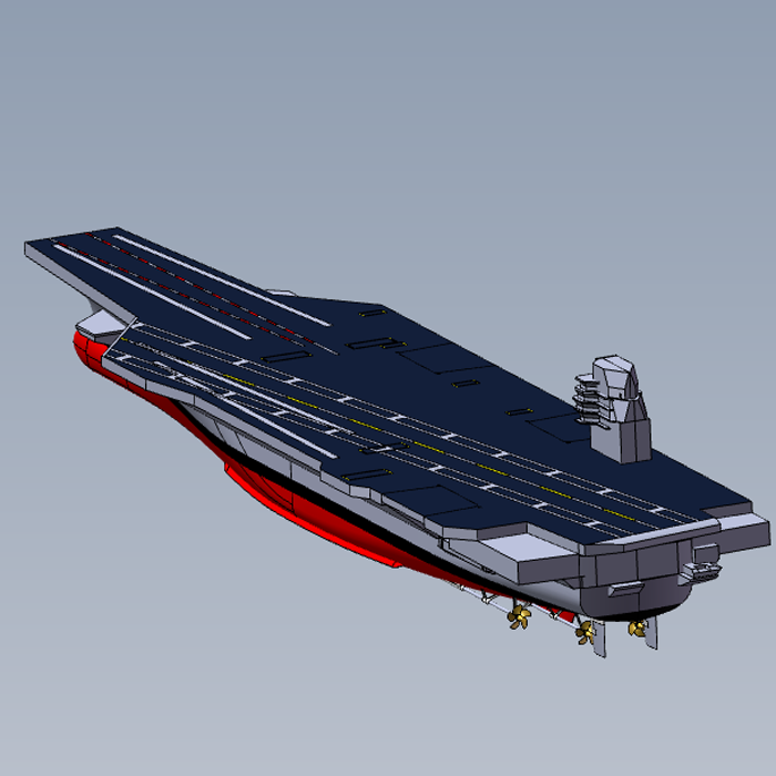 福特号cvn-78航母模型01210317三维图纸(step/sldasm格式)