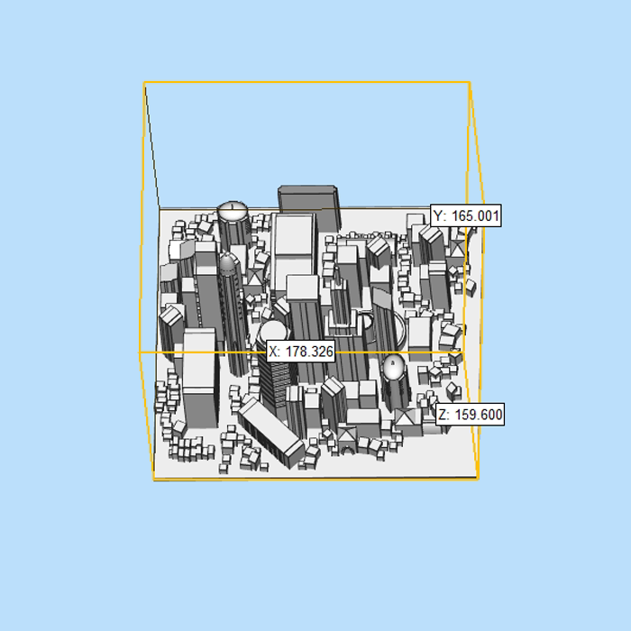 大都市建筑沙盘模型d图纸(stl格式)