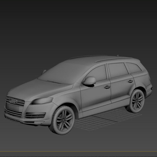 SUVQ7汽车模型01200509三维图纸（3DMAX格式）