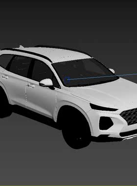 现代汽车模型Santa_Fe_2019图纸01200429(3DMAX/FBX格式)