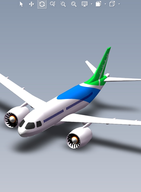 C919客机模型01200629三维图纸（SLDPRT格式）