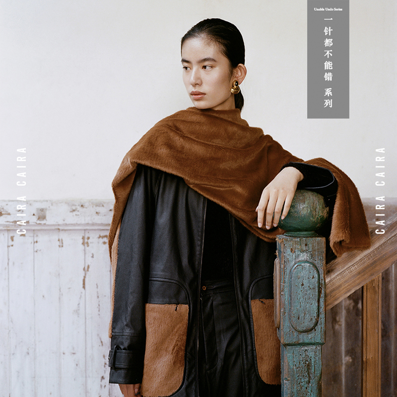 CAIRA高级感独立设计师皮衣中古