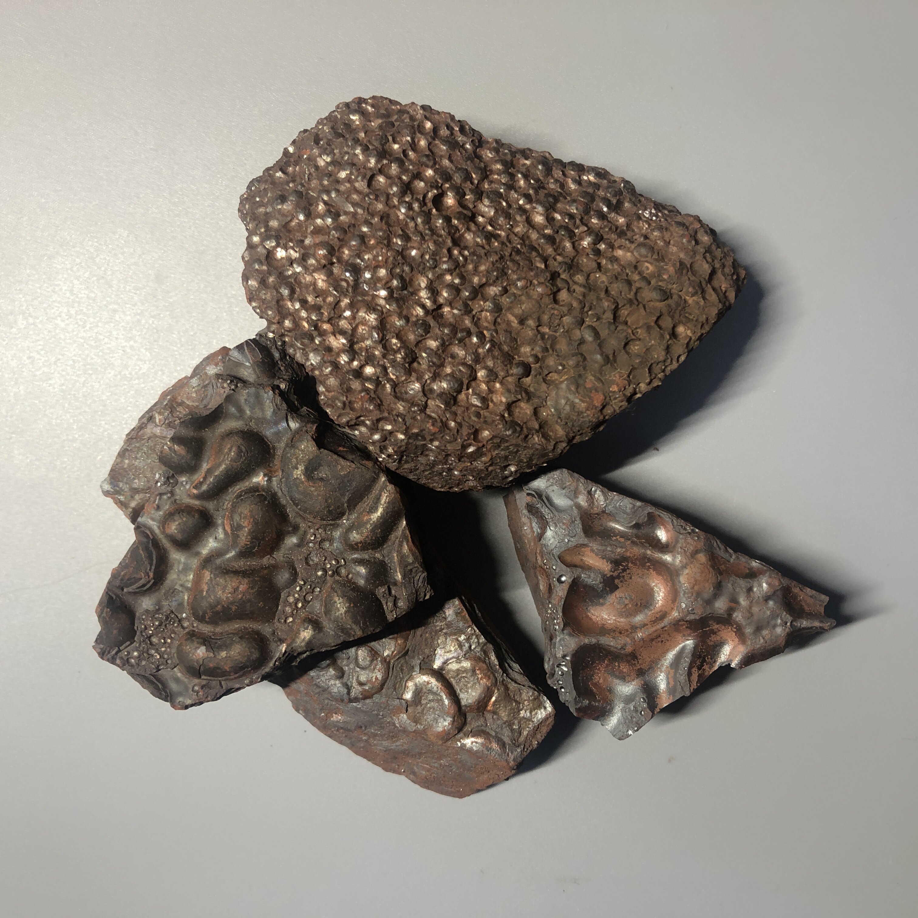 【公斤价】天然豆鲕状肾状赤铁矿石矿物晶体教学标本颜料岩彩实验