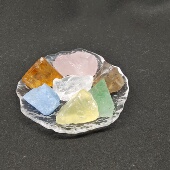 天然各色黄水晶粉水晶茶水晶白水晶方解石能量石毕业礼物科普