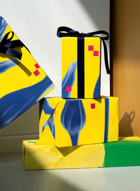 【现货】PaperPlay 礼物包装纸 原创花卉生日DIY圣诞节礼物包书纸