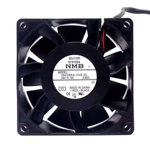 原装 NMB 8038 8CM 08038RA-24Q-GA GL 24V 0.80A 变频器散热风扇