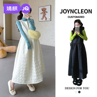 婧麒高级感孕妇装孕妇连衣裙冬装孕期新款孕妇裙子打底衫孕妇套装