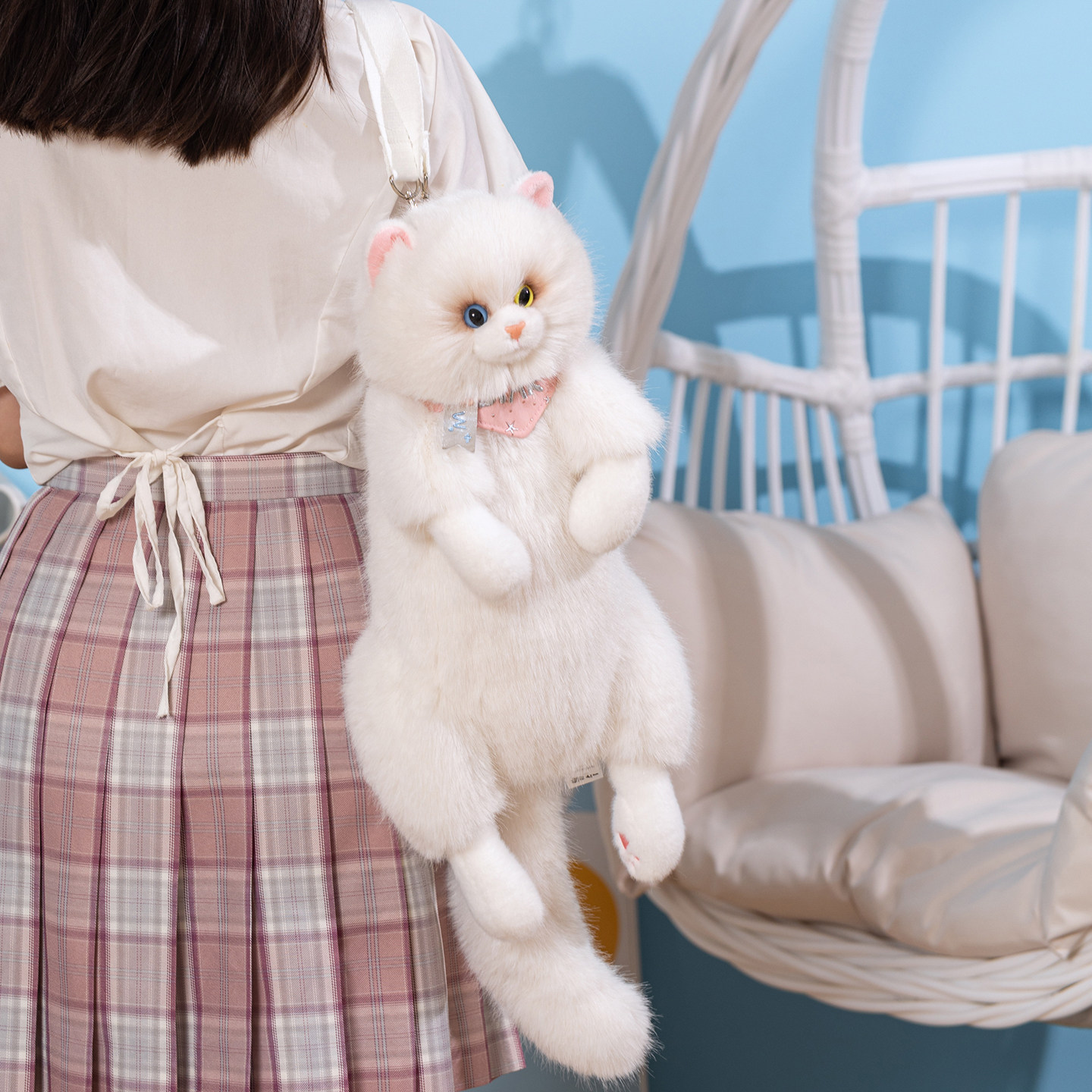 赛特嘟嘟正版猫咪毛绒背包图片