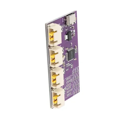 USB转4路TTL串口 USB Type-C接口6Mbps高速CH344芯片通讯转换模块