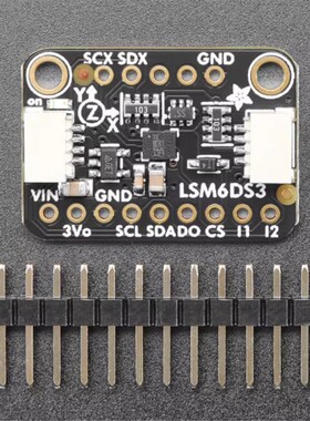 4503 LSM6DS3TR-C 6-DoF Accel + Gyro IMU - STEMMA QT / Qwiic