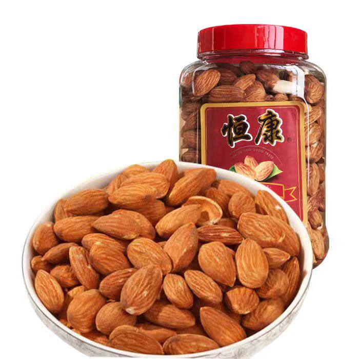 恒康食品 原味巴旦木400g桶装 无壳扁桃仁果仁坚果干果零食批发