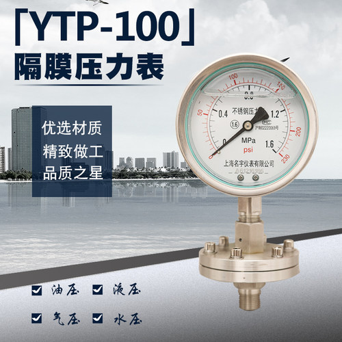 防腐蚀耐震压力表