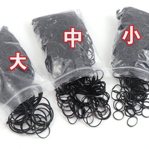 化妆师皮筋儿童发圈一次性橡皮筋