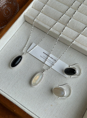 美露娜玛瑙锁骨链「原创定项链