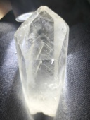 416克天然白水晶柱喜玛拉雅水晶原石千层幽灵银山三角形资料库