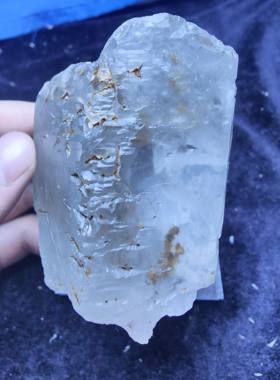 353克天然白水晶骨干原石 浮生涅槃堡垒冰糖晶 晶体通透 超亮皮