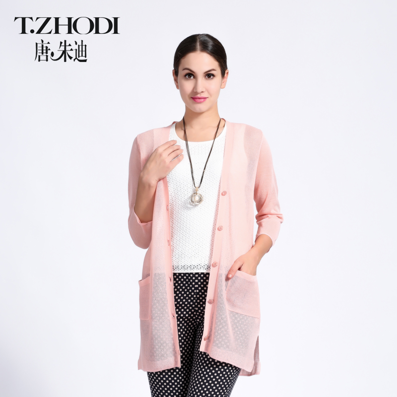 唐朱迪女装2017春季新款休闲简洁中长款针织女装T80011|ruв категории Женская одежда, женской одежды - от Buy2taobao.com для оказания профессиональной услуги покупки агента Taobao