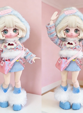 甜美套装ob11娃衣8分12分娃娃衣服潘妮邦倪兔阿巳体bjd娃衣服