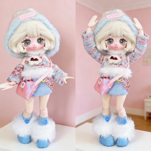 甜美套装ob11娃衣8分12分娃娃衣服潘妮邦倪兔阿巳体bjd娃衣服